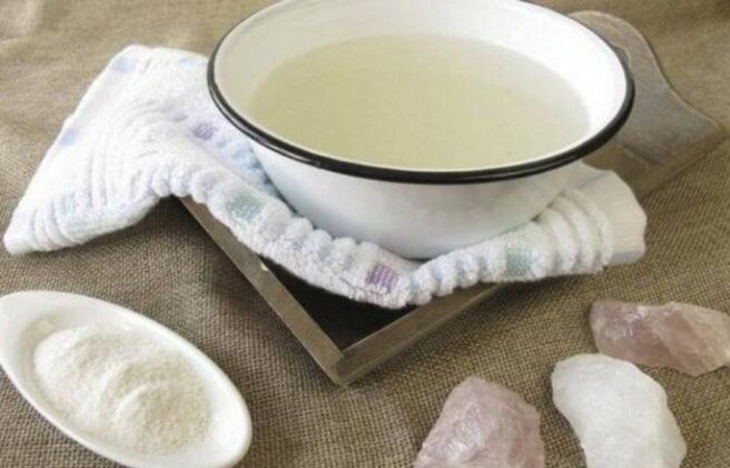 კომპრესები სოდასთან ერთად პენისის გასადიდებლად